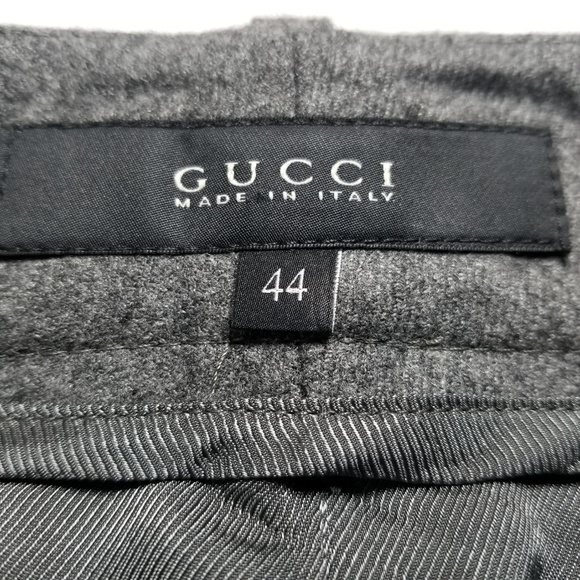 Gucci Wool and Cashmere Gray Pencil Skirt 44 8 - Picture 4 of 7